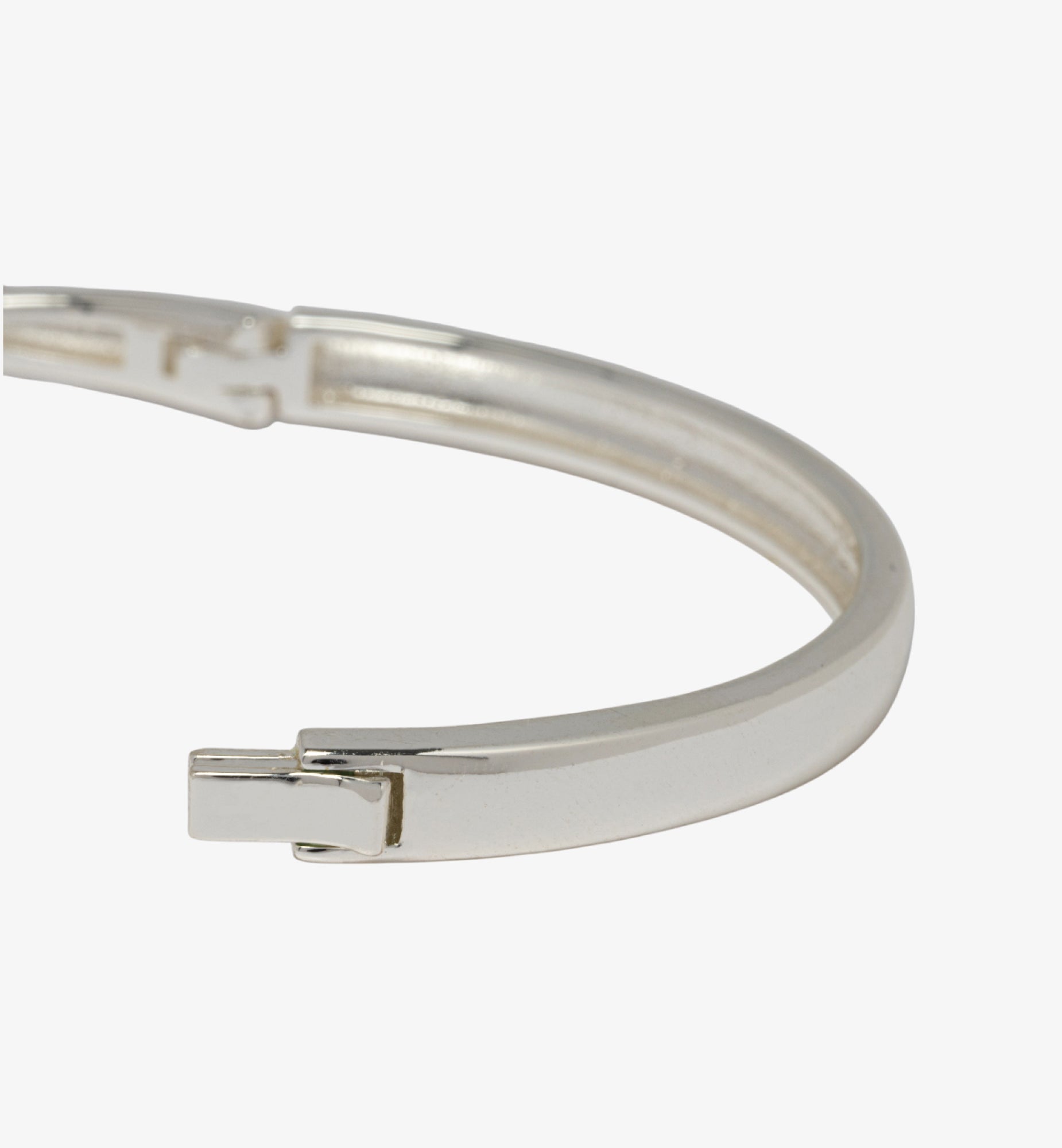 Kinmokusei Silver Bead Floral Bangle 925 Silver Plated Cz Rhinestones 925 Sterling Silver by Uchi & Soto Jewellery