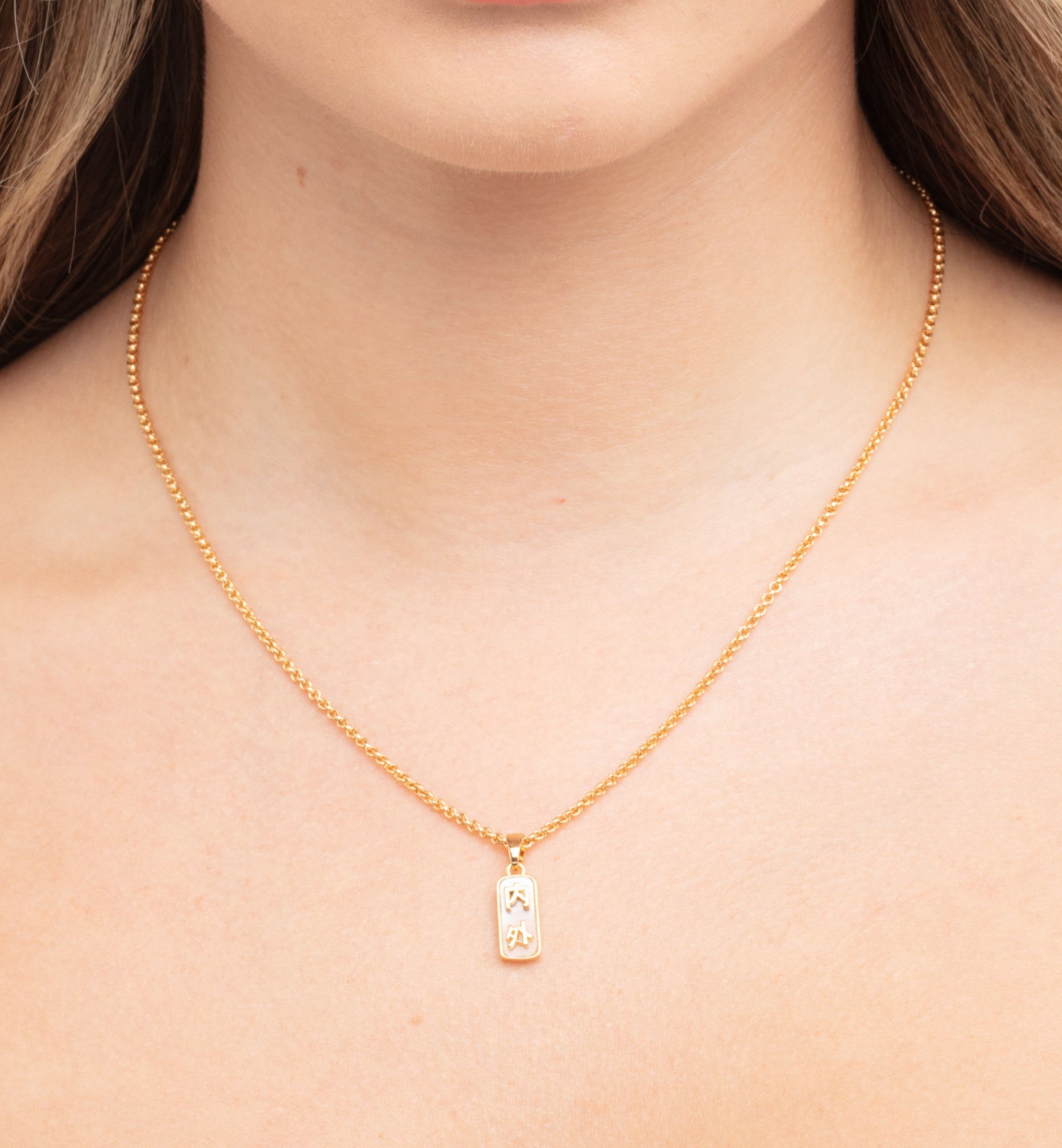 Kin Gold Uchi And Soto Pendant 18K Gold Plated 18K Gold Plated by Uchi & Soto Jewellery