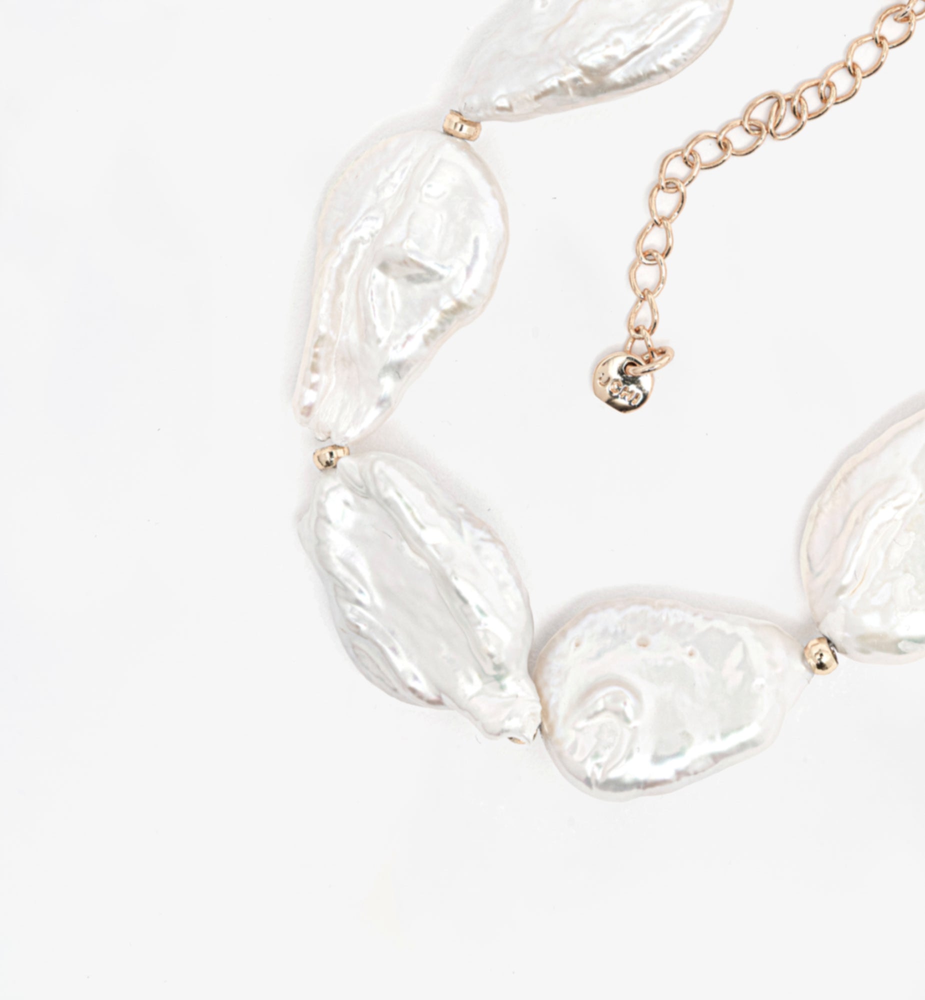 Shinju Gold Baroque Pearl Bracelet 18K Gold Plated 18K Gold Plated by Uchi & Soto Jewellery