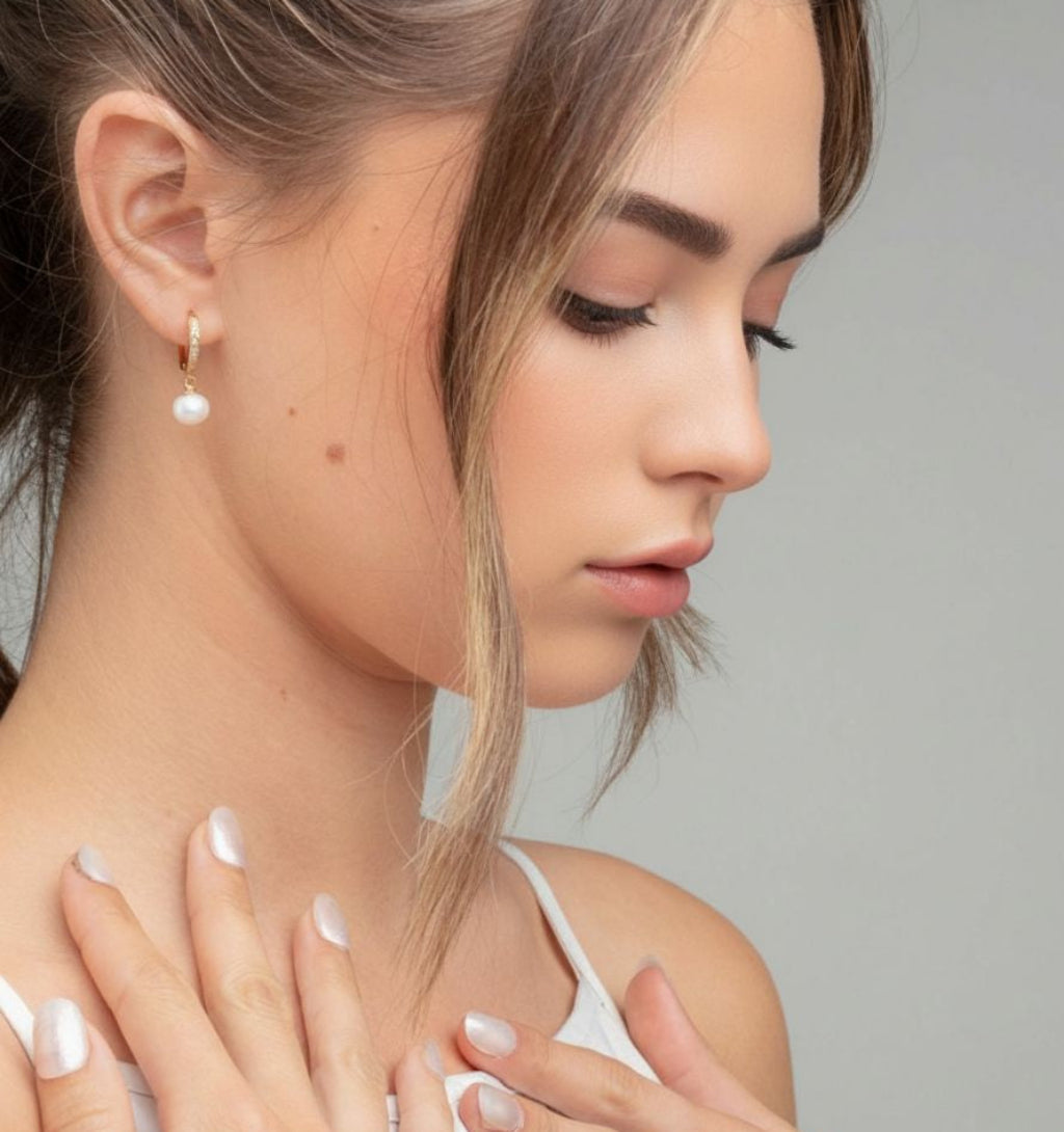 Gold_Pearl_Hoops_18K_Gold_Plated_Cz_Rhinestones_by_Uchi_Soto_Jewellery