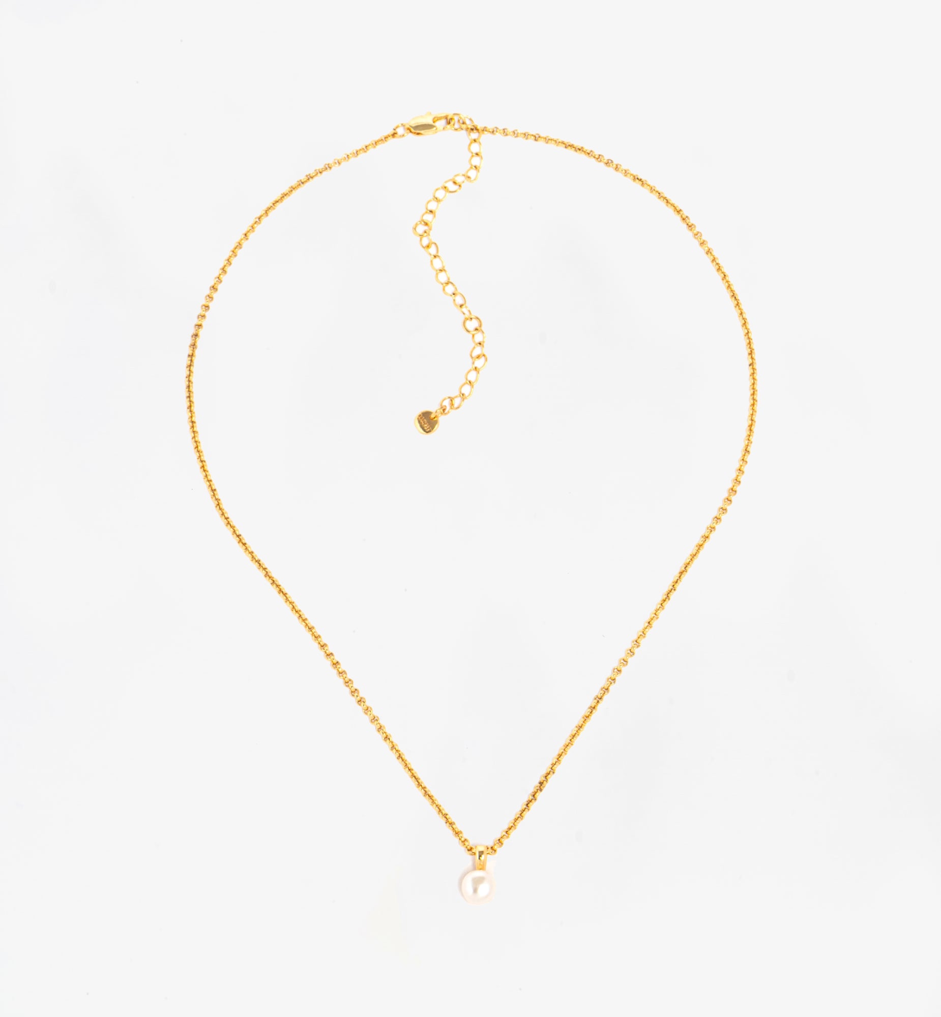 Shinju Gold Pearl Necklace 18K Gold Plated Freshwater Pearls 18K Gold Plated by Uchi & Soto Jewellery