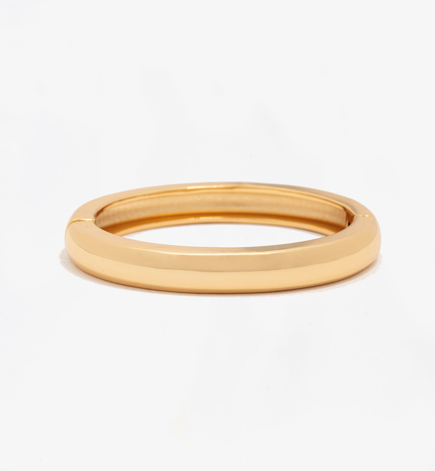 Kin Gold Plain Bangle 18K Gold Plated by Uchi & Soto Jewellery