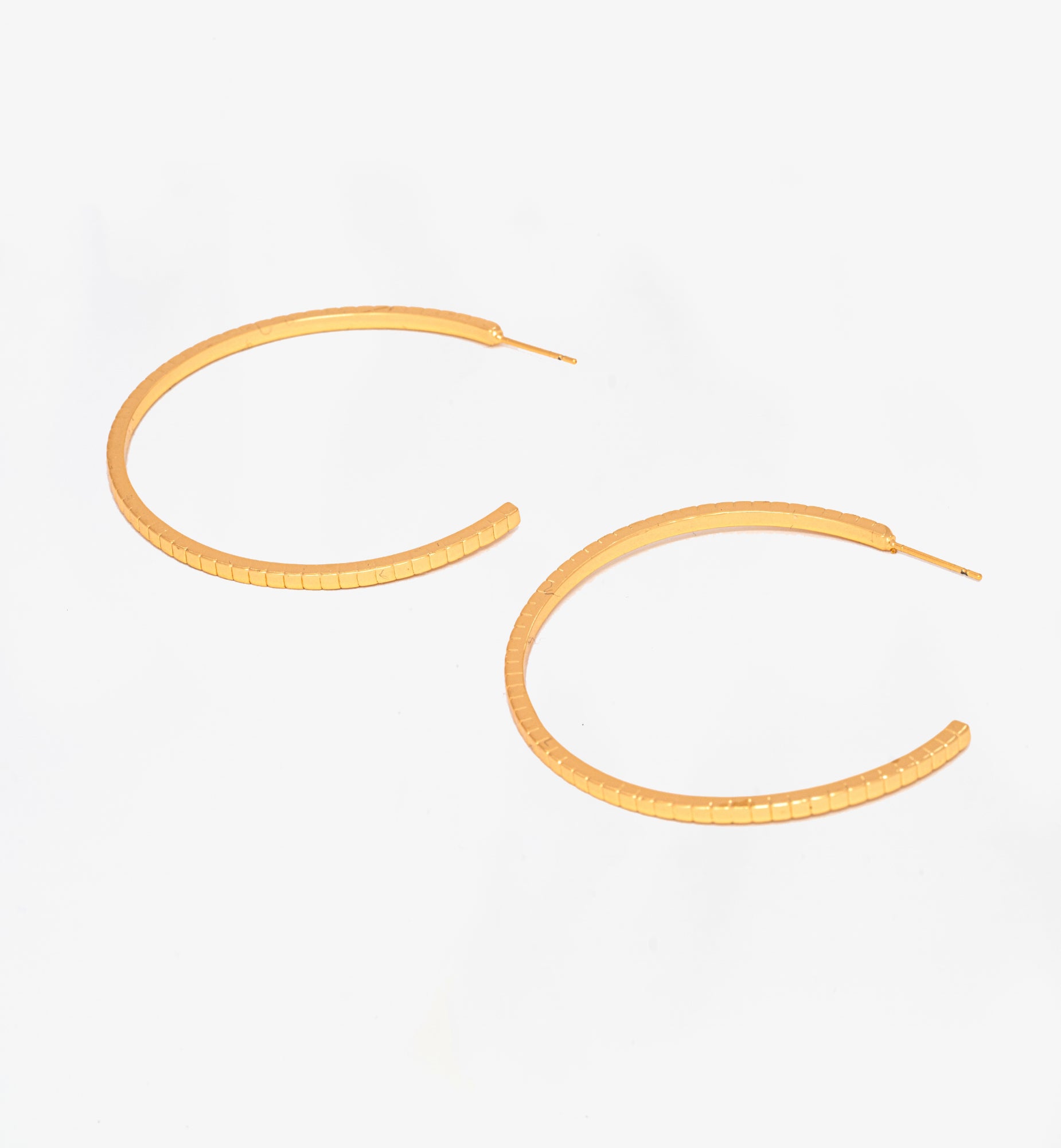 Shikaku Gold Thin Earrings 18K Gold Plated 18K Gold Plated by Uchi & Soto Jewellery