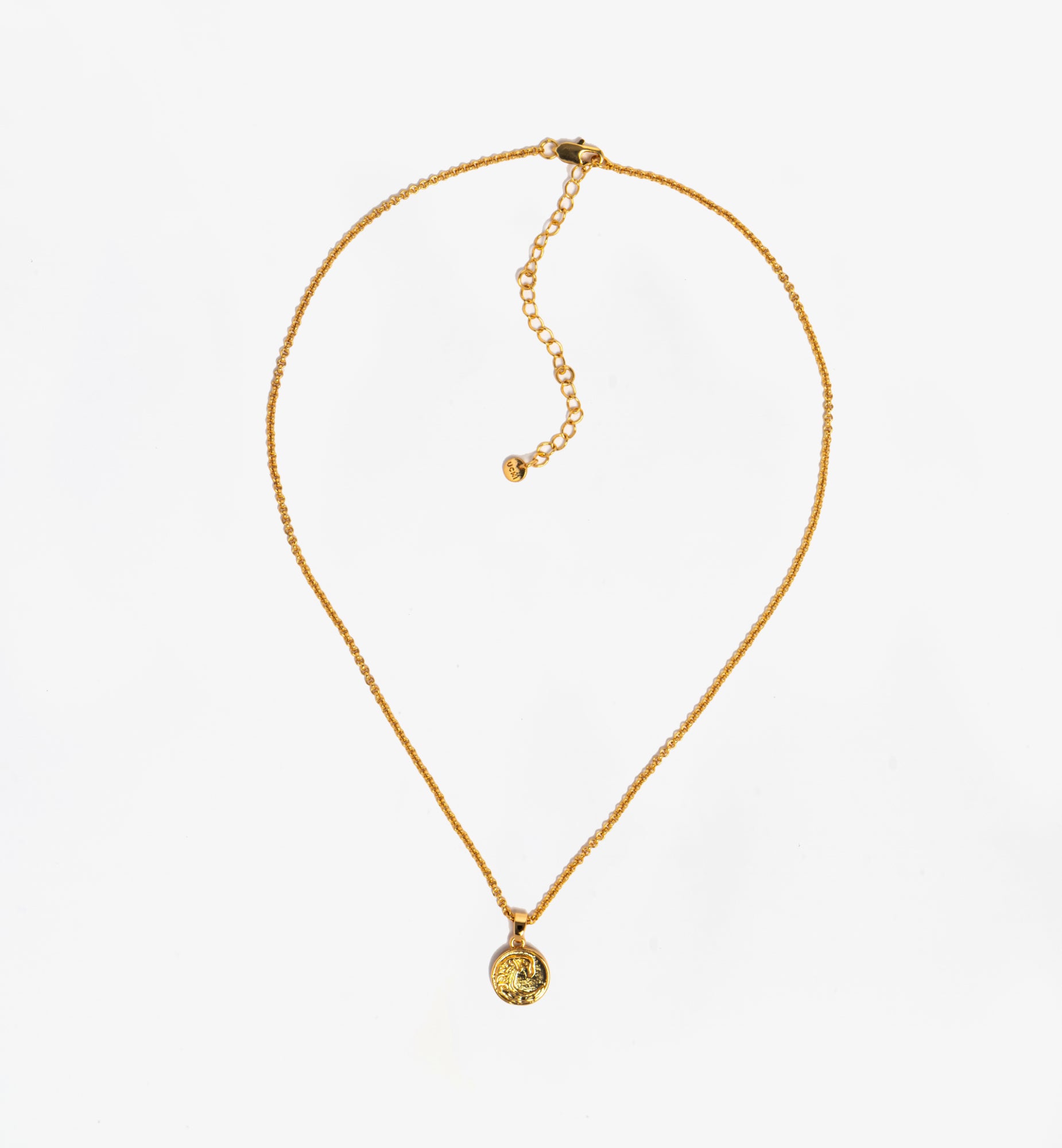 Nami Gold Wave Pendant 18K Gold Plated  18K Gold Plated by Uchi & Soto Jewellery