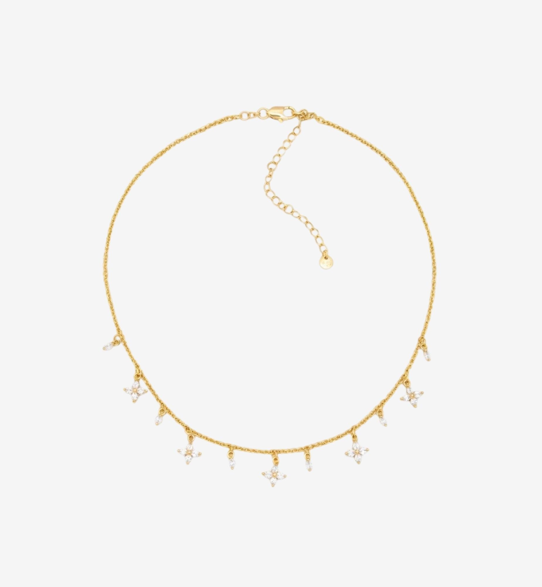 Kinmokusei Gold Floral Necklace