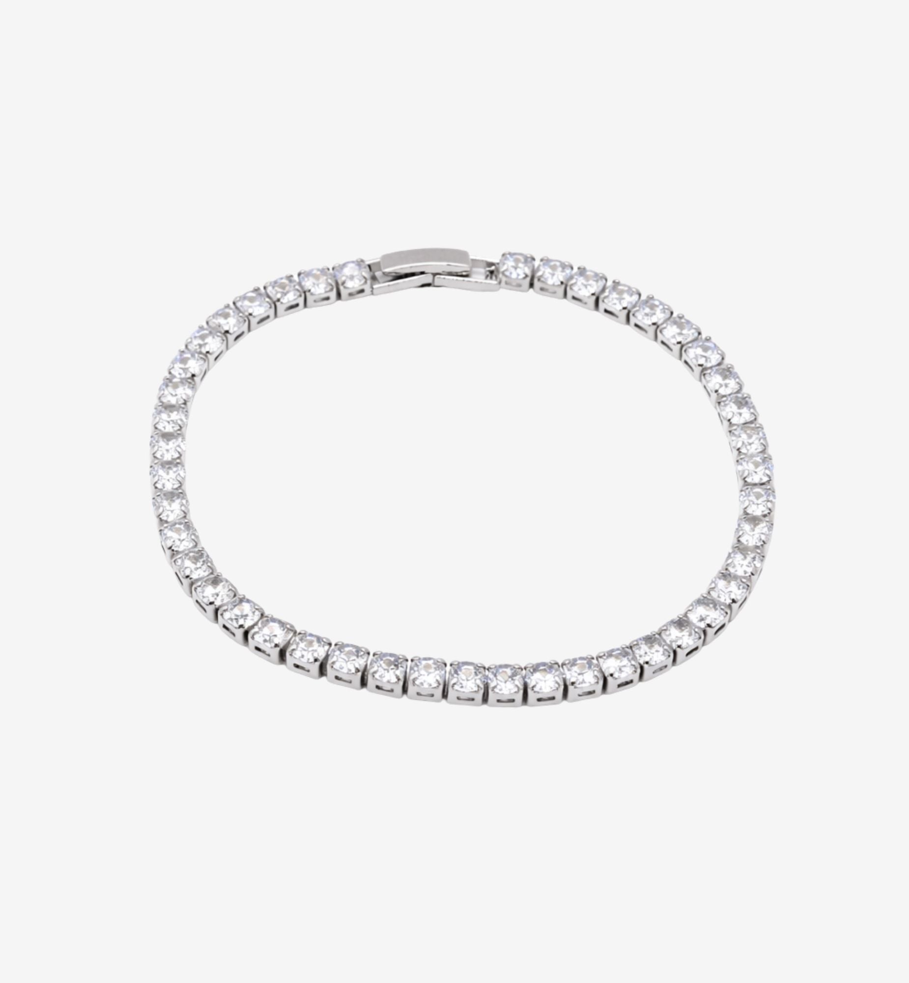 Shikaku Silver Tennis Bracelet