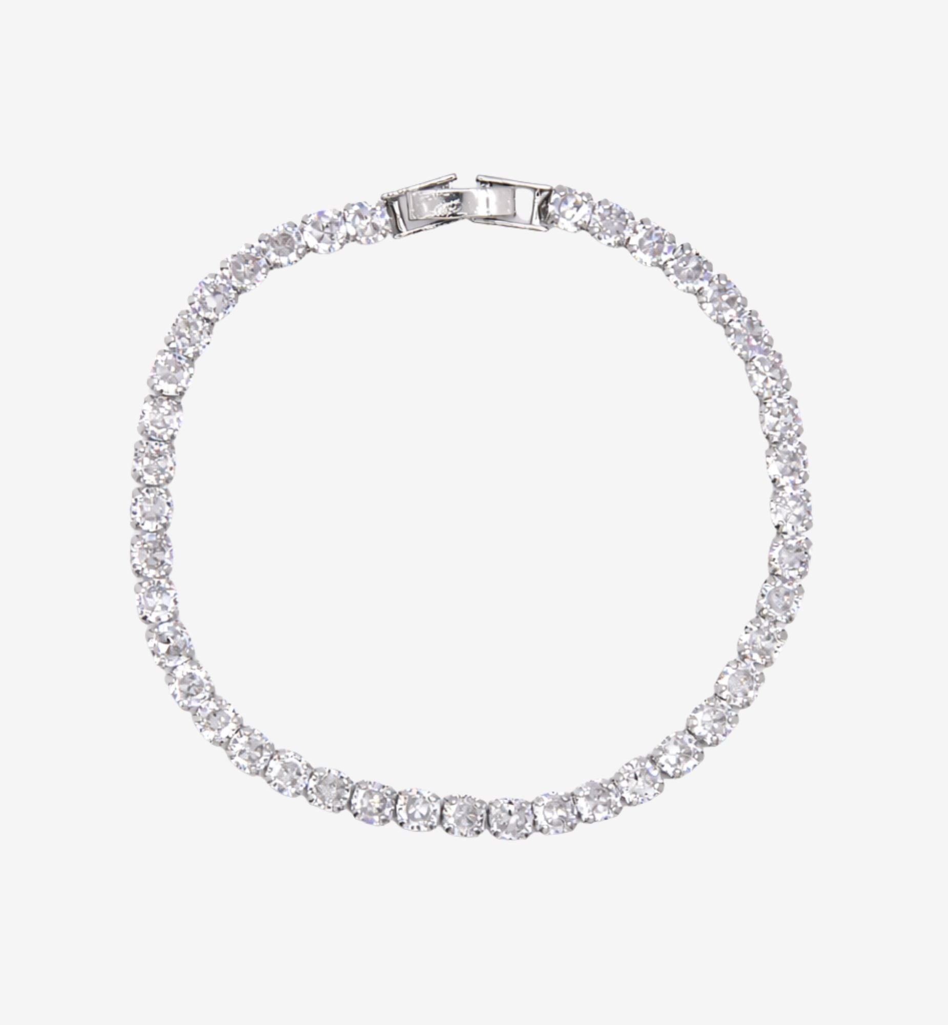 Shikaku Silver Tennis Bracelet