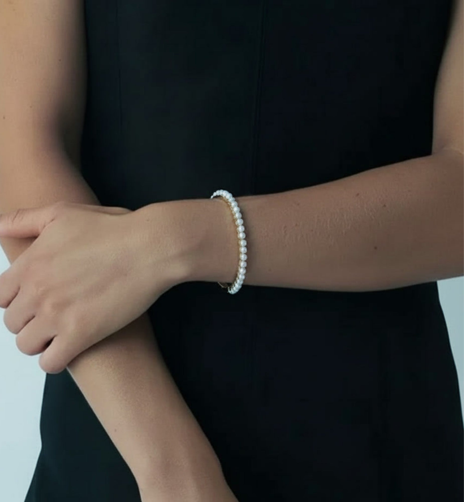 Shinju Gold Pearl Bangle