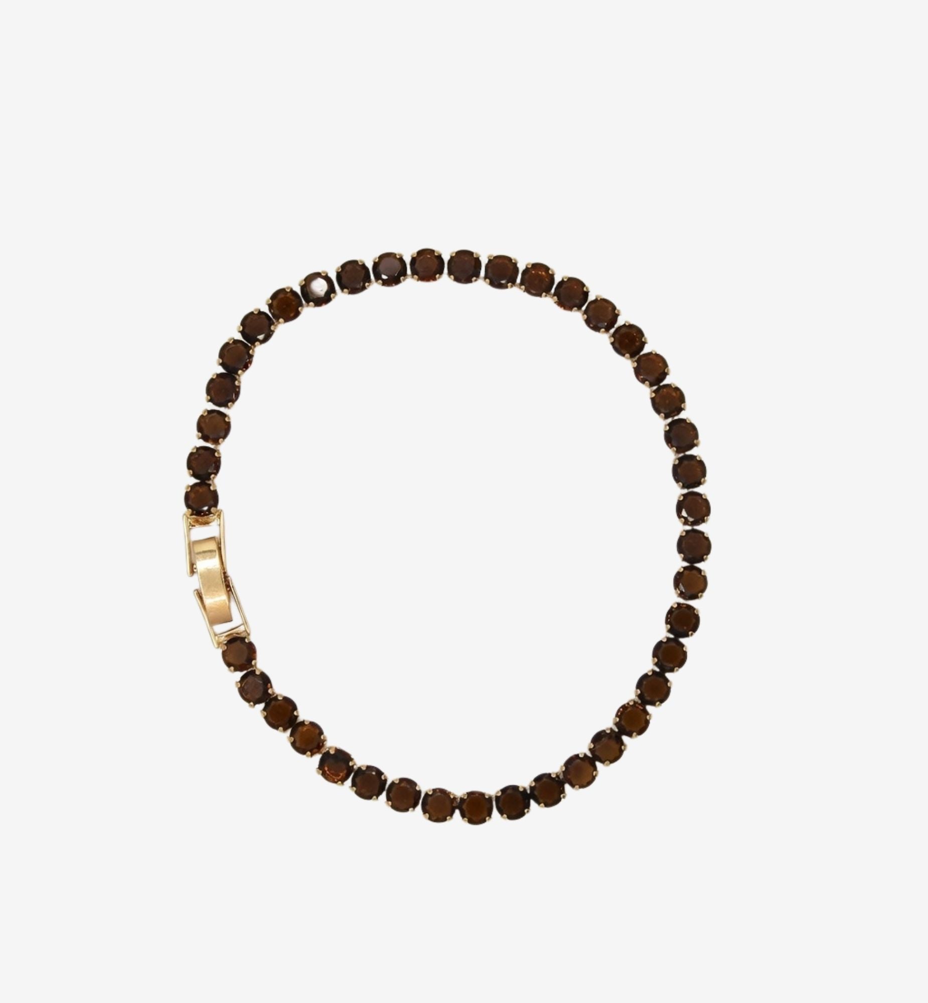 Shikaku Brown Tennis Bracelet