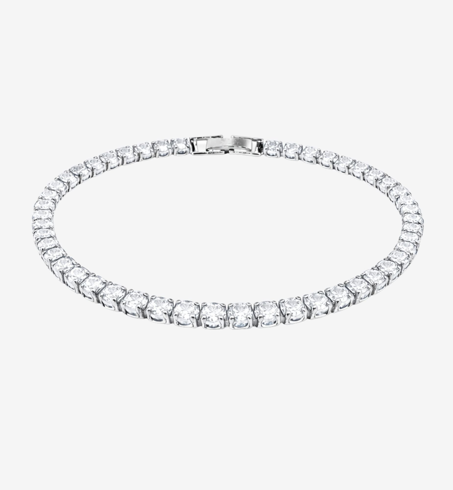 Shikaku Silver Tennis Bracelet