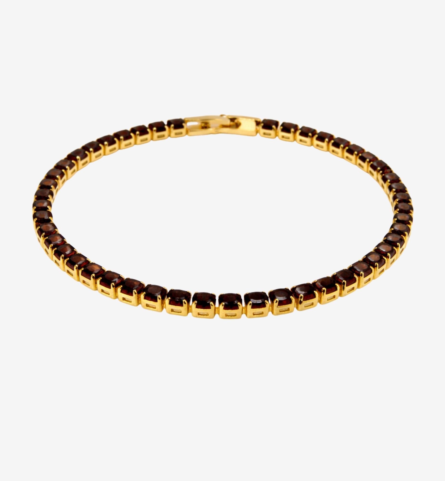 Shikaku Brown Tennis Bracelet