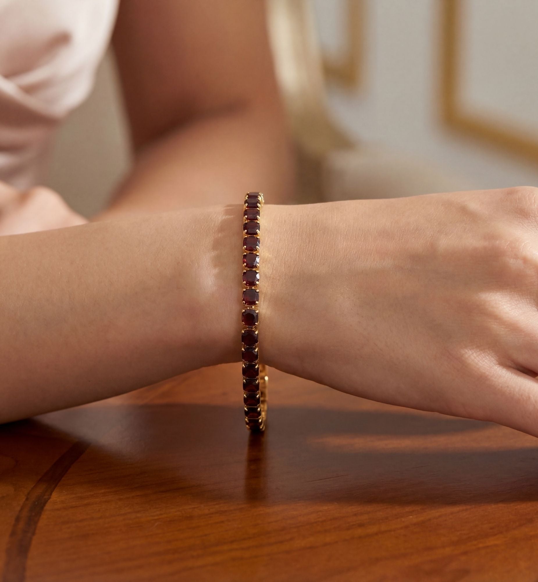 Shikaku Brown Tennis Bracelet