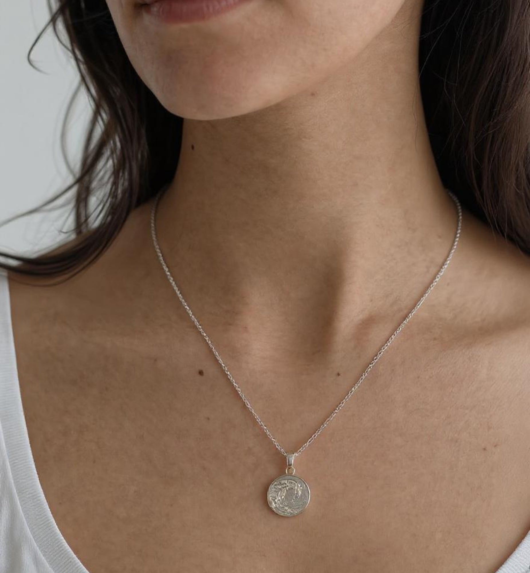 Nami Silver Wave Pendant