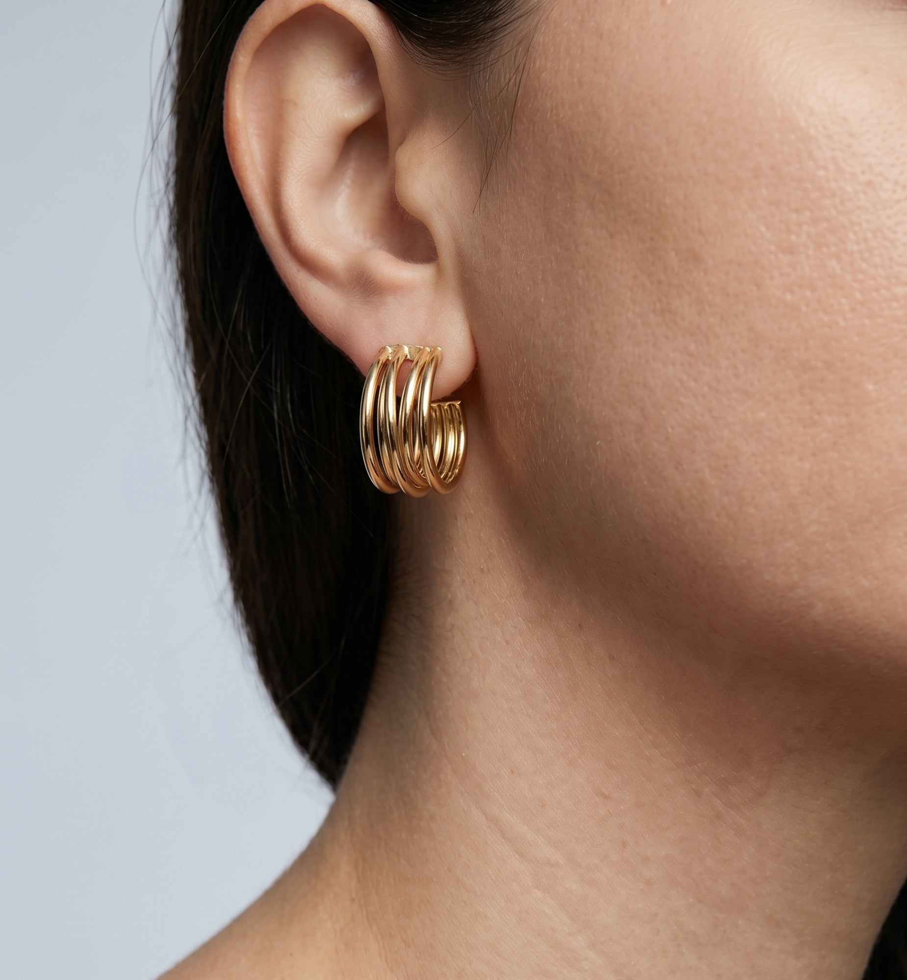 Nami Gold Twist Earrings