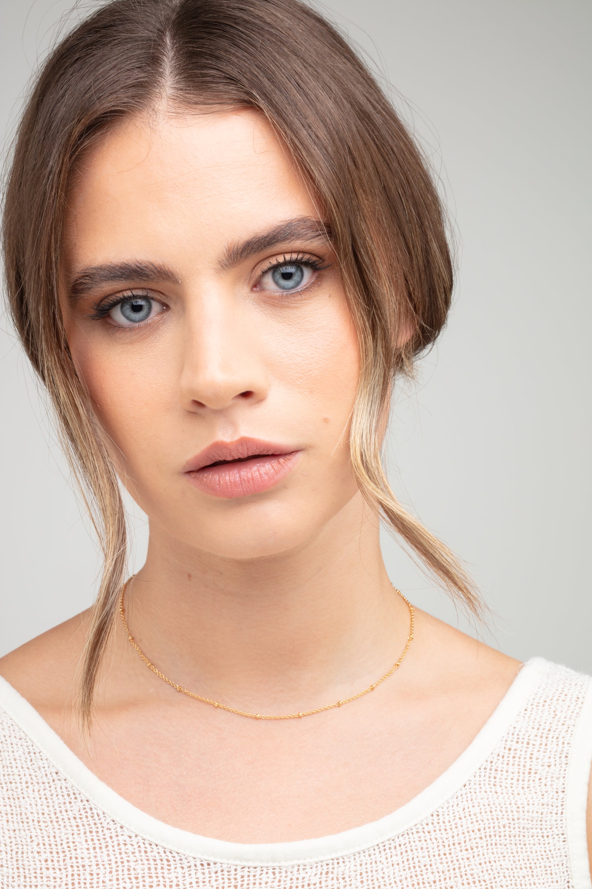 Kin Gold Bead Necklace