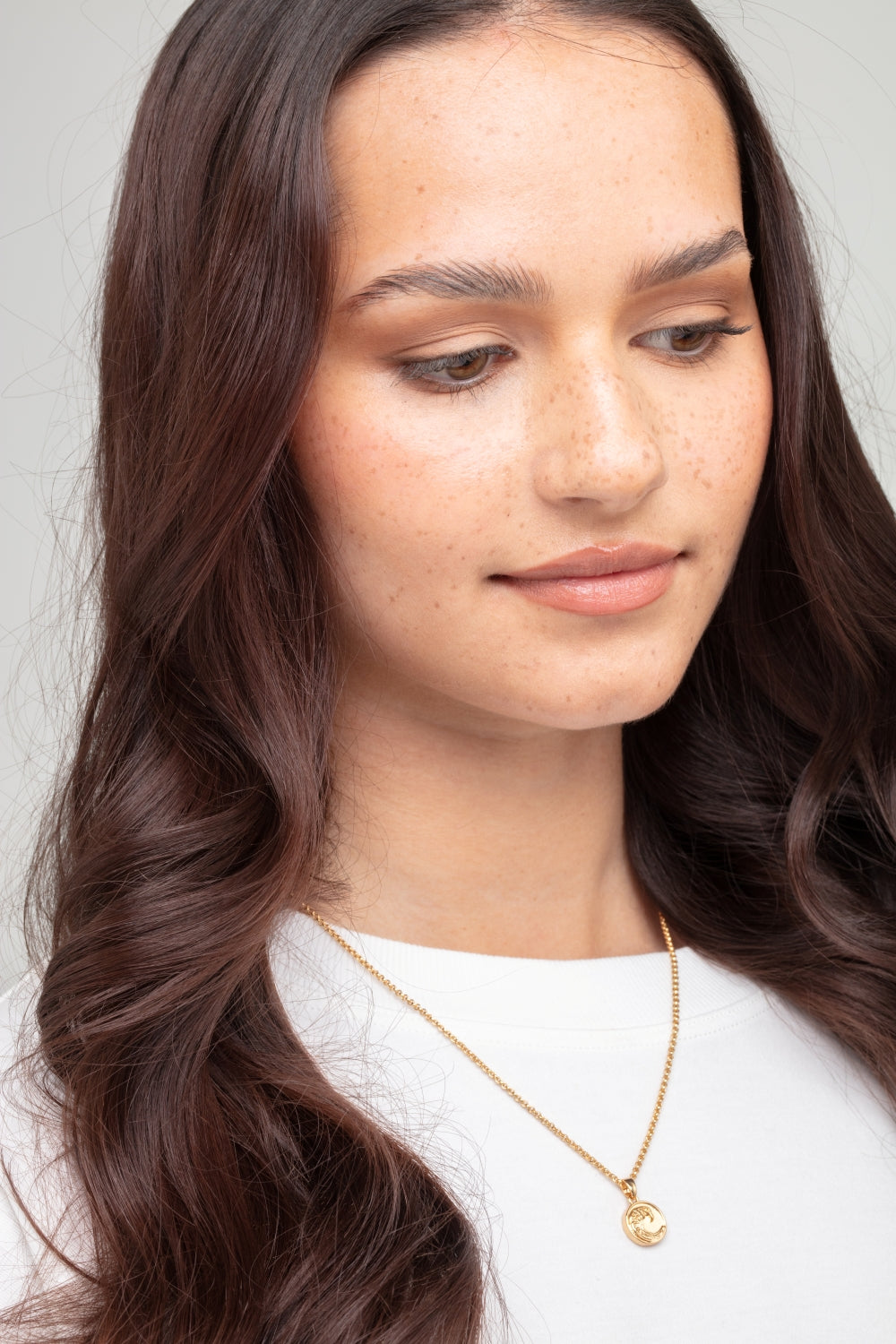 Nami Gold Wave Pendant
