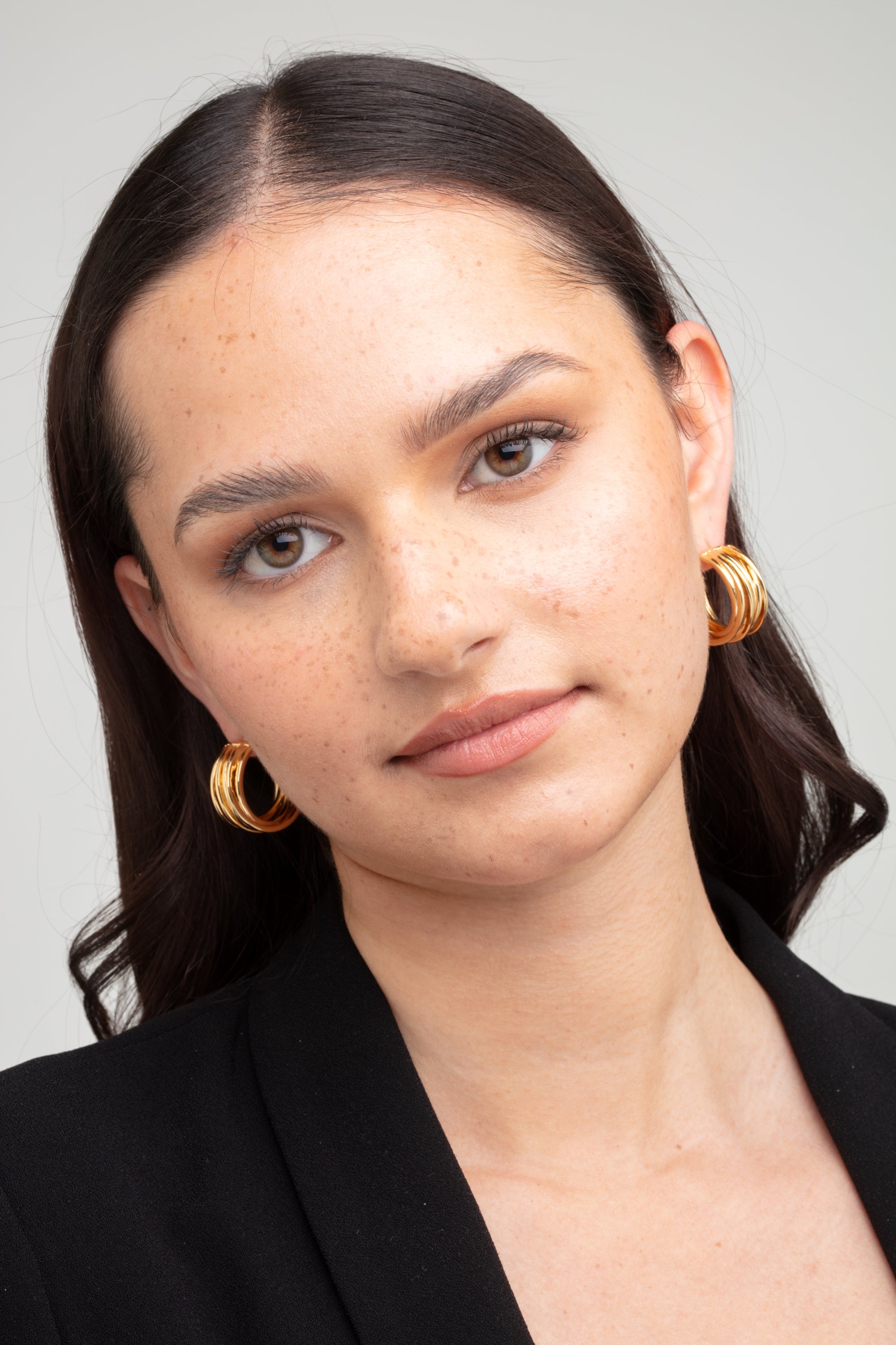 Nami Gold Twist Earrings