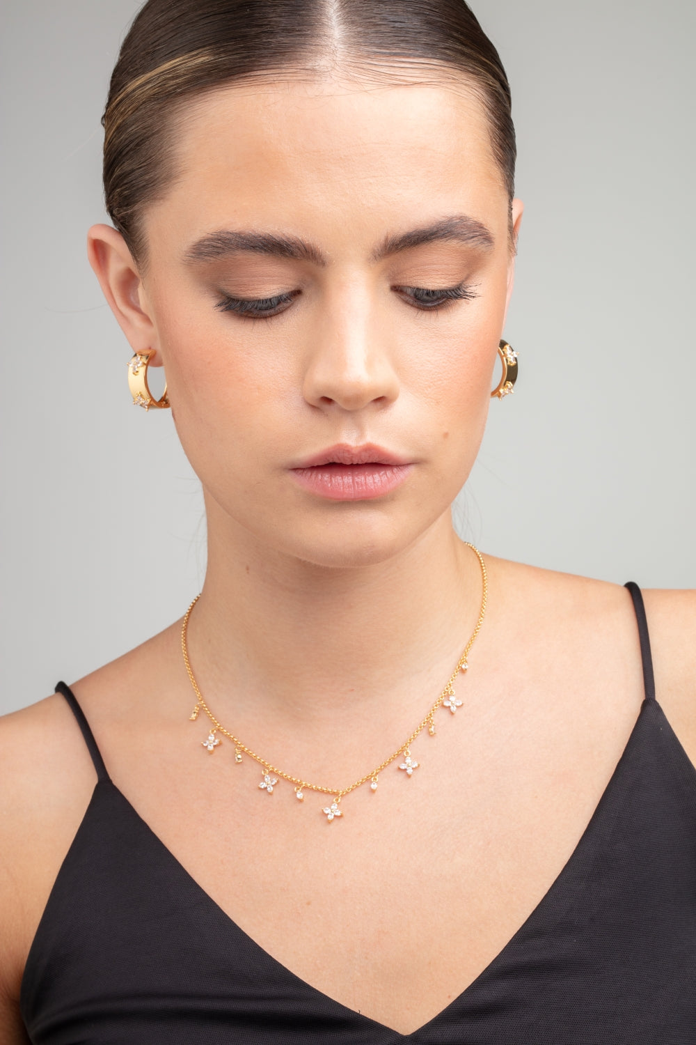 Kinmokusei Gold Floral Necklace