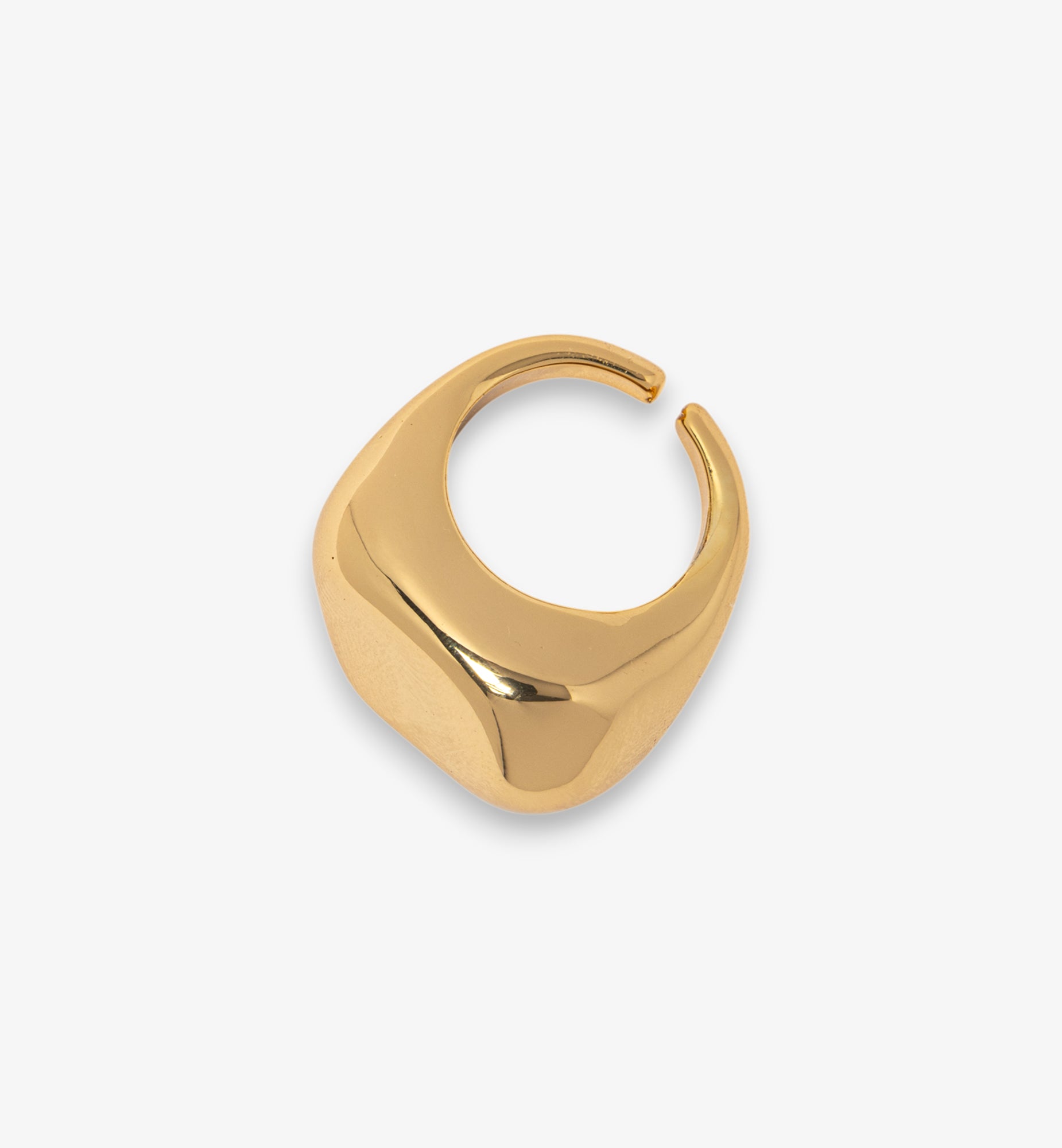 Nami Gold Hammered Ring  18K Gold Plated by Uchi & Soto Jewellery