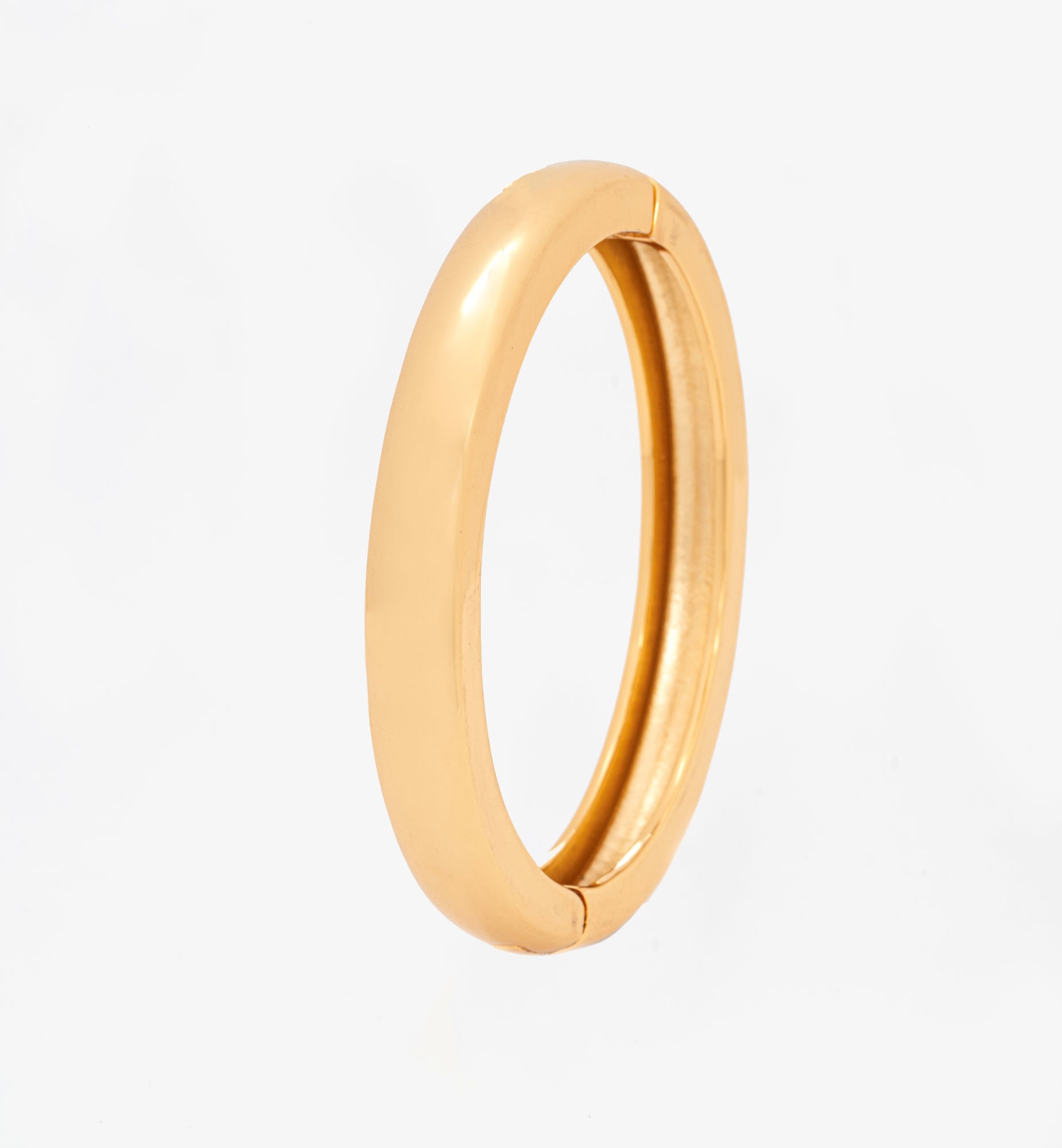 Kin Gold Plain Bangle 18K Gold Plated  18K Gold Plated by Uchi & Soto Jewellery