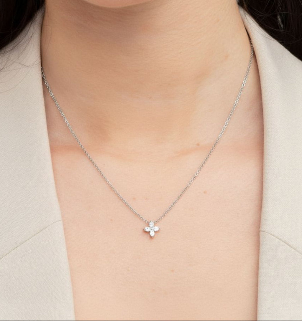 Kinmokusei Silver Bead Bangle + Necklace