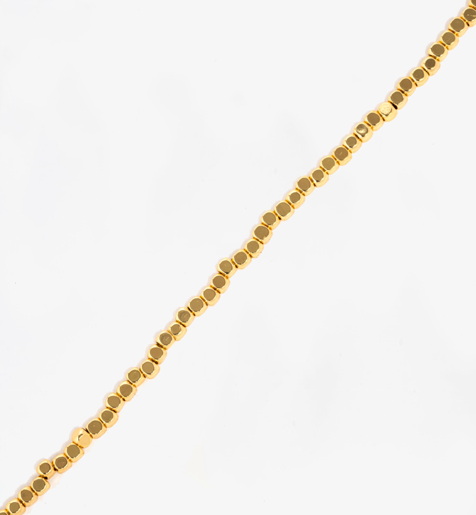 Shikaku Gold Medium Bead Necklace 18K Gold Plated  18K Gold Plated by Uchi & Soto Jewellery