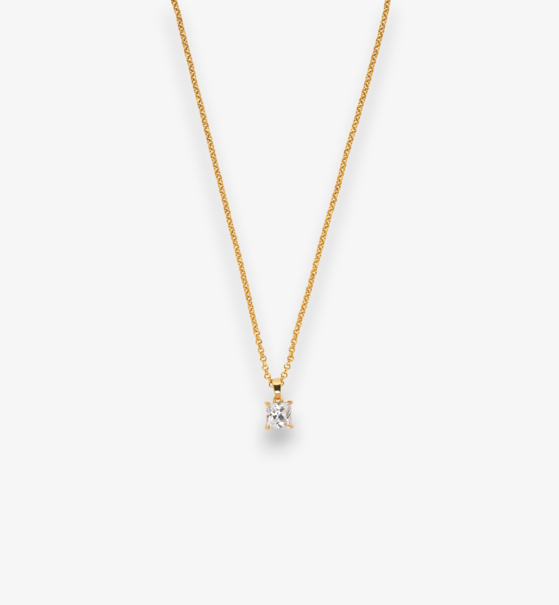 Shikaku Gold Stone Earrings + Necklace