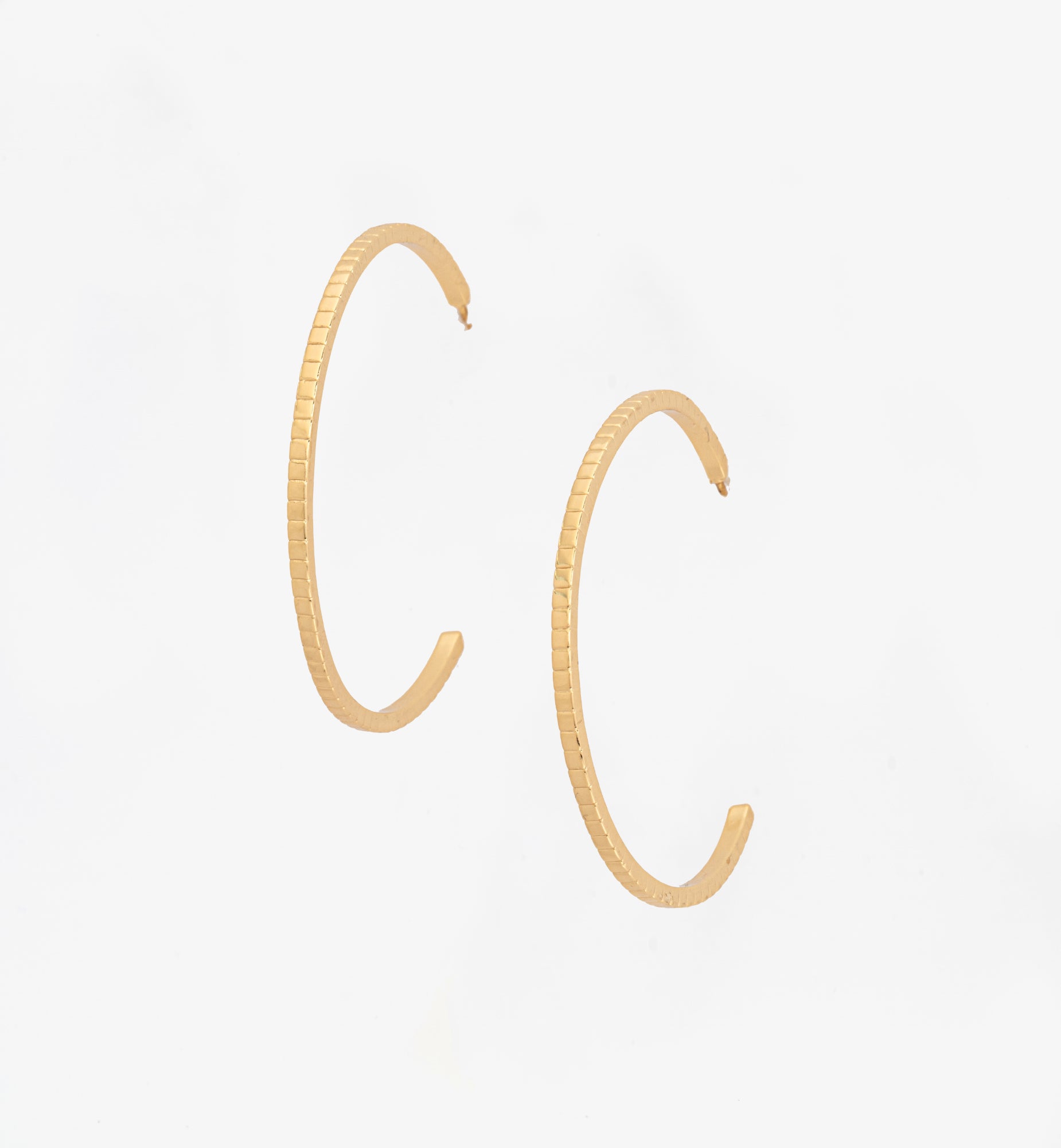 Shikaku Gold Thin Earrings 18K Gold Plated  18K Gold Plated by Uchi & Soto Jewellery