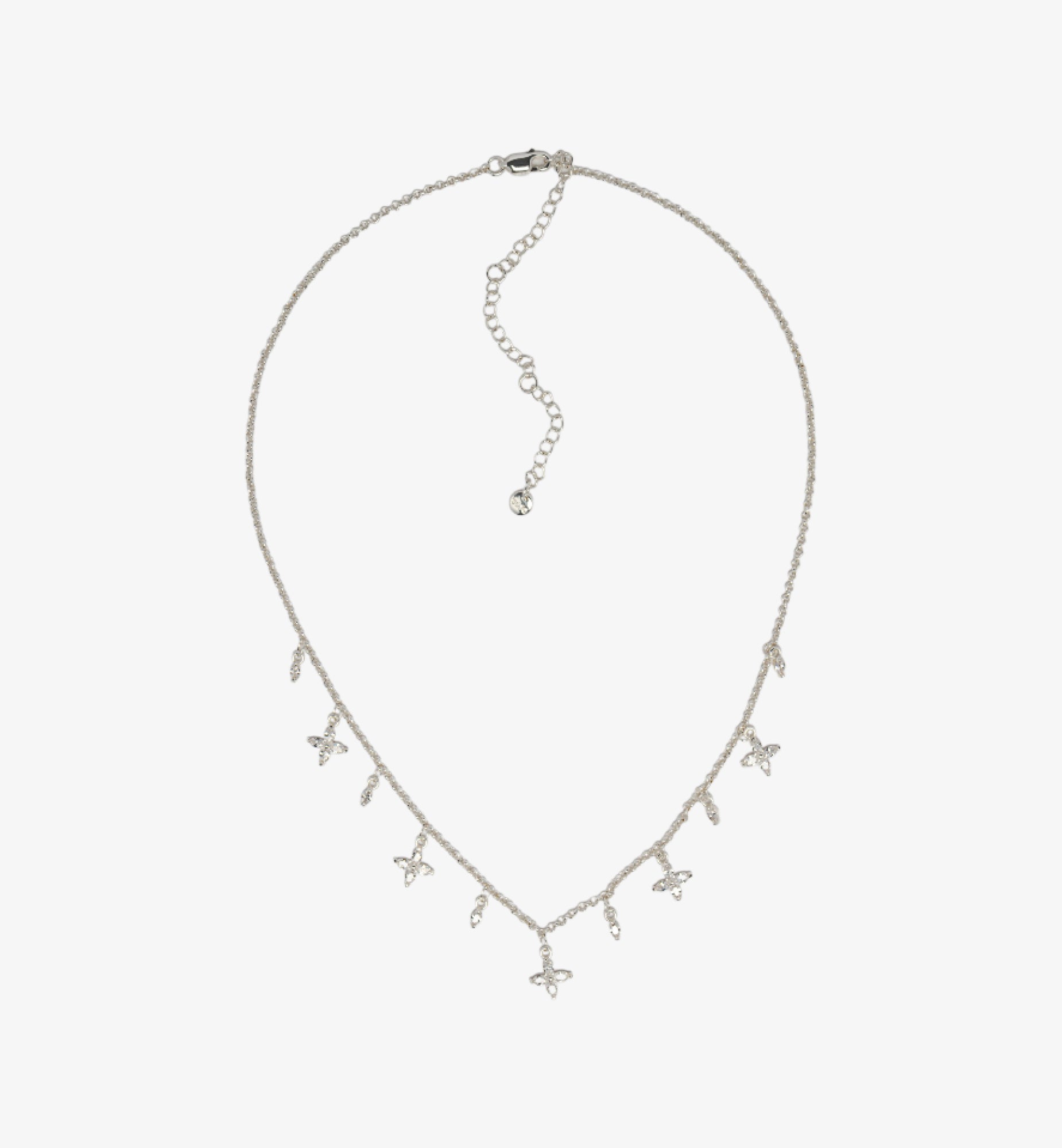 Kinmokusei Silver Floral Necklace  925 Sterling Silver by Uchi & Soto Jewellery