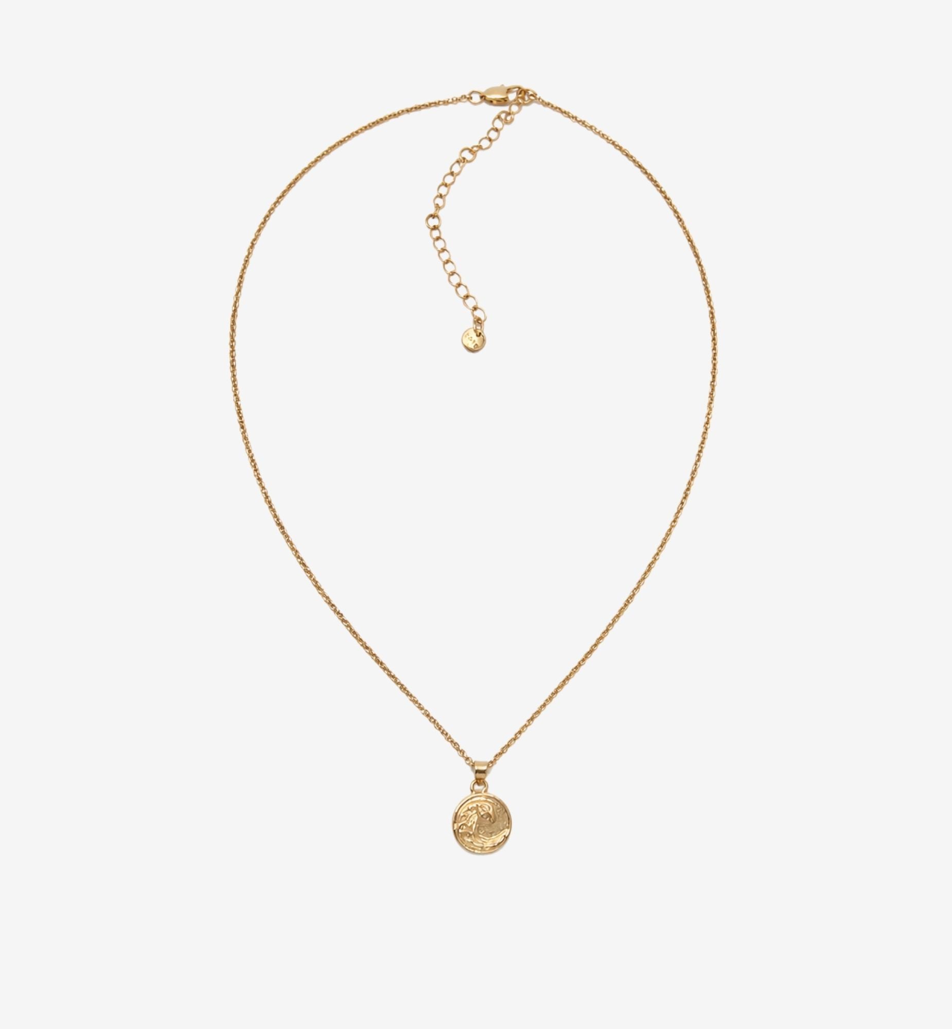 Nami Gold Wave Pendant